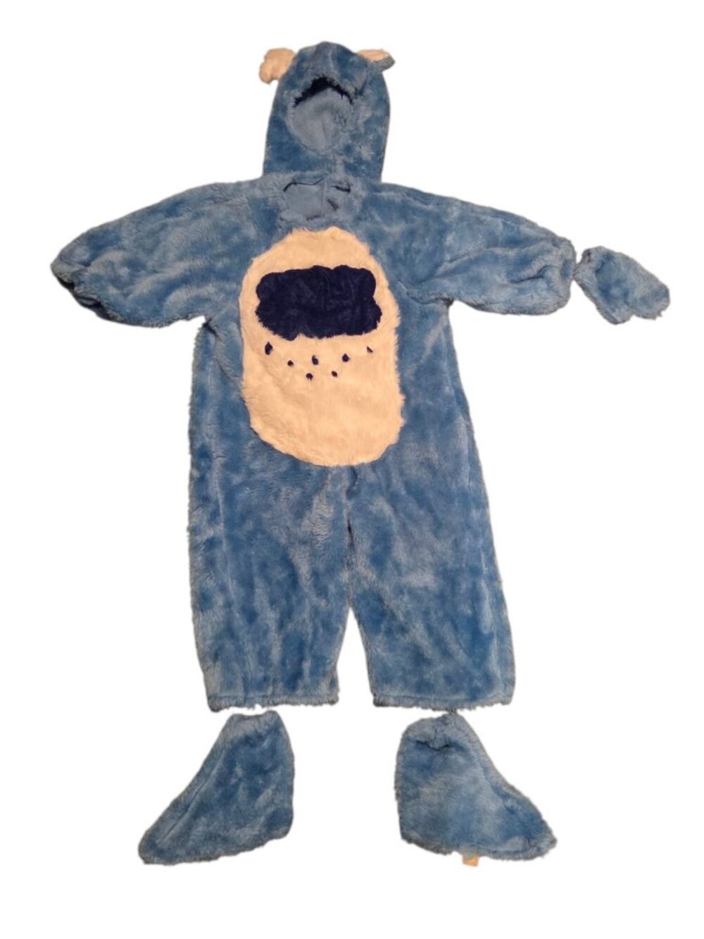 Vintage Handmade Grumpy Bear Care Bears Kids Costume Good Quality Missing Glove